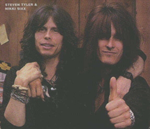 Steven Tyler and Nikki Sixx